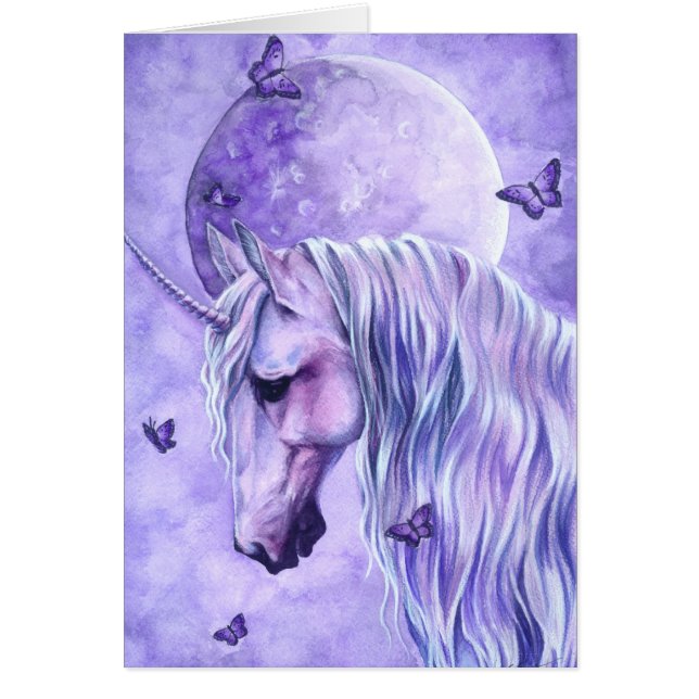 Moonlit magische Karte (Vorne)