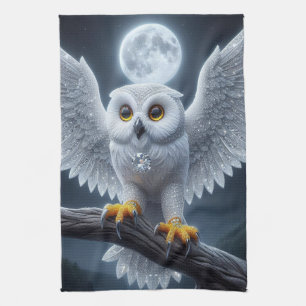 Moonlit Majestät Geschirrtuch