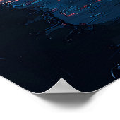 Moonlit Majesty of Istanbul - Verzaubernde Skyline Poster (Ecke)