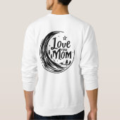 Moonlit-Mama-Liebe Sweatshirt (Rückseite)