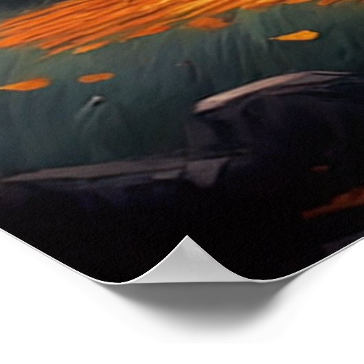 Moonlit Manor, Spooky Vibes Poster (Ecke)