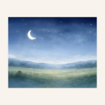 Moonlit Meadow Nursery Wall Art