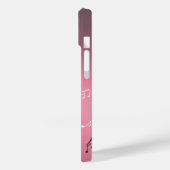 Moonlit Melody: Eleganter Fall von Musical Notes i Case-Mate iPhone Hülle (Rückseite / Links)