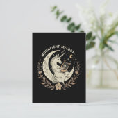 Moonlit Melody Feiertagspostkarte (Stehend Vorderseite)