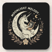 Moonlit Melody Getränkeuntersetzer (Vorderseite)