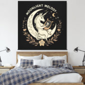 Moonlit Melody Leinwanddruck (Insitu (Schlafzimmer))