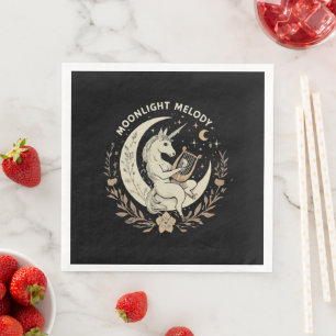 Moonlit Melody Serviette
