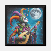 🎭 "Moonlit Melody: The Enchanted Jester Magnet" Magnet (Vorne)