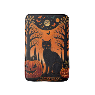 Moonlit Meow Badematte
