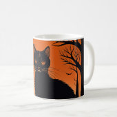 Moonlit Meow Kaffeetasse (VorderseiteRechts)
