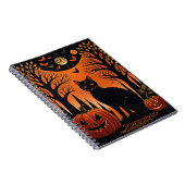 Moonlit Meow Notizblock (Rechte Seite)