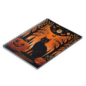 Moonlit Meow Notizblock (Linke Seite)