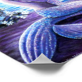 Moonlit Mermaid Art Print Poster (Ecke)