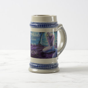 Moonlit Mermaid Stein Bierglas