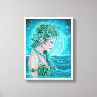 Moonlit Mermaid von Renee Lavoie Leinwanddruck