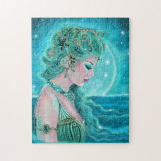 Moonlit Mermaid von Renee Lavoie Puzzle