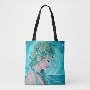 Moonlit Mermaid von Renee Lavoie Tasche