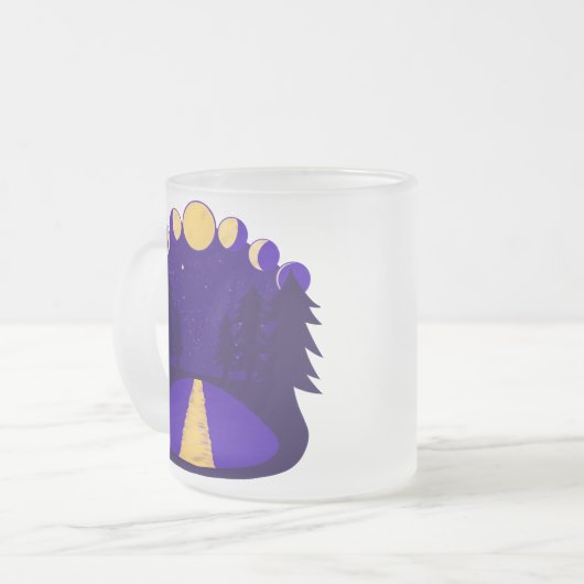 Moonlit Midnight Mattglastasse (Vorderseite Links)