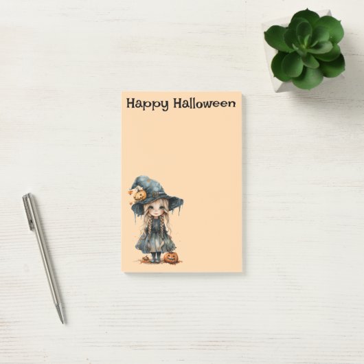 Moonlit Mischief — A Rustic Halloween Charm Post-it Klebezettel (Büro)