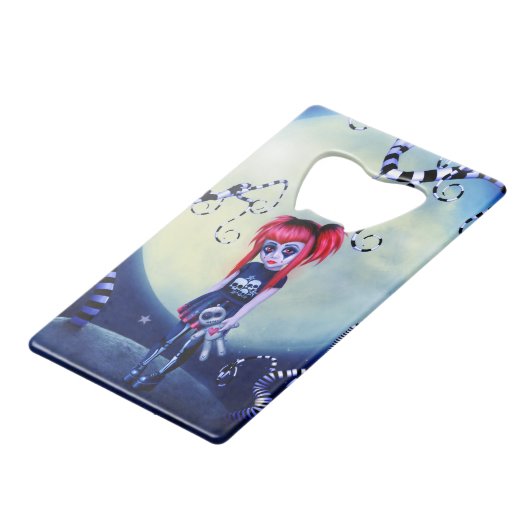 Moonlit Misfit Geldbeutel Flaschenöffner (Vorderseite Schrägansicht)