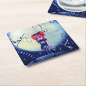 Moonlit Misfit Rechteckiger Pappuntersetzer (angewinkelt)