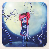 Moonlit Misfit Rechteckiger Pappuntersetzer (Vorderseite)