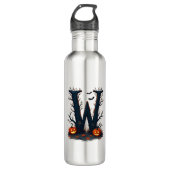 Moonlit Monogram  W Edelstahlflasche (Vorderseite)