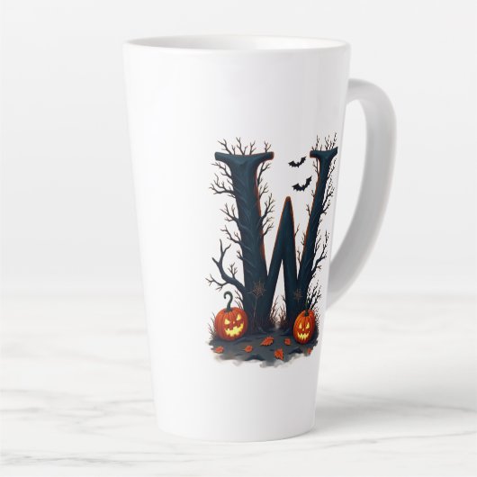 Moonlit Monogram W Milchtasse (Rechte Ecke)