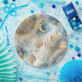 Moonlit Moschee Ruhe für das id Pappteller (Party)