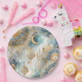 Moonlit Moschee Ruhe für das id Pappteller (Party)