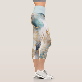 Moonlit Moschee Ruhe für Ramadan Capri Leggings