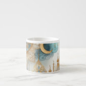 Moonlit Moschee Ruhe für Ramadan Espressotasse (Vorderseite)