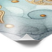 Moonlit Moschee Ruhe für Ramadan Fotodruck (Ecke)