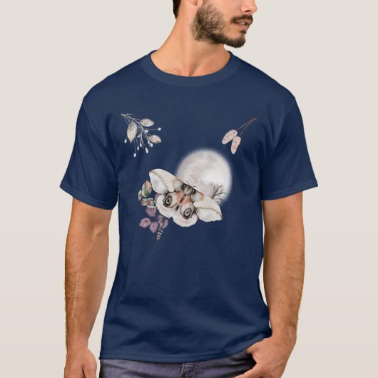 Moonlit Moth Graphic T-Shirt (Vorderseite)