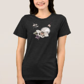 Moonlit Moth Graphic Tri-Blend Shirt (Vorderseite)