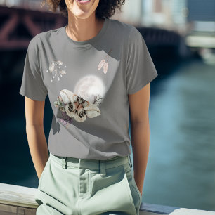 Moonlit Moth Graphic Tri-Blend Shirt