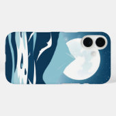 Moonlit Mountains: Eine serene Nacht Case-Mate iPhone Hülle (Rückseite (Horizontal))