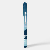 Moonlit Mountains: Eine serene Nacht Case-Mate iPhone Hülle (Rückseite / Links)