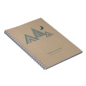 Moonlit Mountains Journal Notizblock (Rechte Seite)