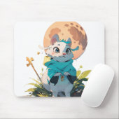 Moonlit Muse Mouse Mat Mousepad (Mit Mouse)