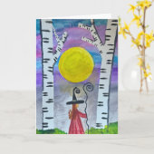 Moonlit Musings Karte (Gelbe Blume)