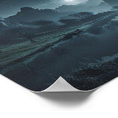 MOONLIT NIGHT Poster (Ecke)