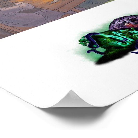 Moonlit Night Poster (Ecke)