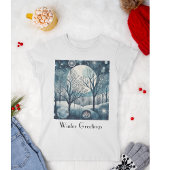 Moonlit Nodic Forest, anpassbar T-Shirt