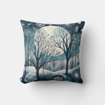 Moonlit Nordic Forest