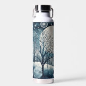 Moonlit Nordic Forest Trinkflasche (Vorne)