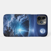 Moonlit Ocean Abyss – Mystical Fantasy Seascape Case-Mate iPhone Hülle (Rückseite (Horizontal))