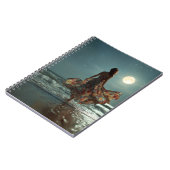 Moonlit Ocean Dream Starry Night Art Notebook Notizblock (Linke Seite)