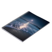 Moonlit Ocean Waves Night Notebook Notizblock (Linke Seite)