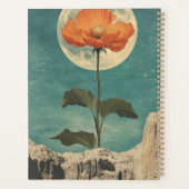 Moonlit Orange Bloom - Vintag Boho Charm Planer (Rückseite)
